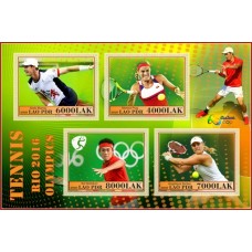 Stamps Tennis Rio 2016 Olympics Set 8 sheets