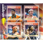 Stamps Sport Tennis us open 2018  Set 8 sheets