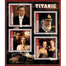 Stamps Cinema Titanic  Set 8 sheets