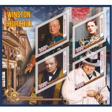 Stamps Winston Churchil   Set 8 sheets