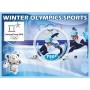 Stamps Olympic Games in PyeongChang 2018 Luge Hockey Short track Biathlon Set 8 sheets