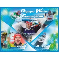 Stamps Olympic Games in PyeongChang 2018 Ski Jumping Ski rase Downhillskiing Set 8 sheets