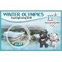 Stamps Olympic Games in PyeongChang 2018 Figure Skating Ski rase Ski jumping Biathlon Set 8 sheets