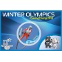 Stamps Olympic Games in PyeongChang 2018 Ski Jumping Ski rase Bobsleigh Skiing Set 8 sheets