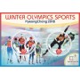 Stamps Olympic Games in PyeongChang 2018 Figure Skating Hockey Freestyle Snowboard Set 8 sheets