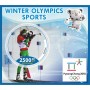 Stamps Olympic Games in PyeongChang 2018 Figure Skating Luge Skiing Biathlon Set 8 sheets