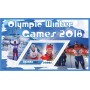 Stamps Olympic Games in PyeongChang 2018 Ski rase Set 8 sheets