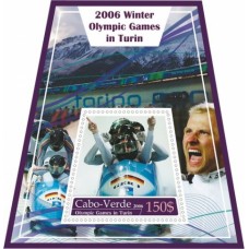 Stamps Winter Olympic Games in Turin 2006 Luge