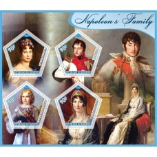 Stamps Napoleon Family Set 8 sheets