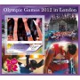 Stamps Olympic Games in London 2012 Gymmastics Equestrian Basketball Set 8 sheets