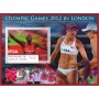 Stamps Olympic Games in London 2012 Gymnastics Swimming Volleyball Set 8 sheets