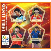 Stamps Olympic Games in Rio 2016 Table tennis