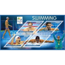 Stamps Olympic Games in Rio 2016 Swimming men