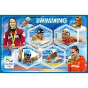 Stamps Olympic Games in Rio 2016 Swimming women